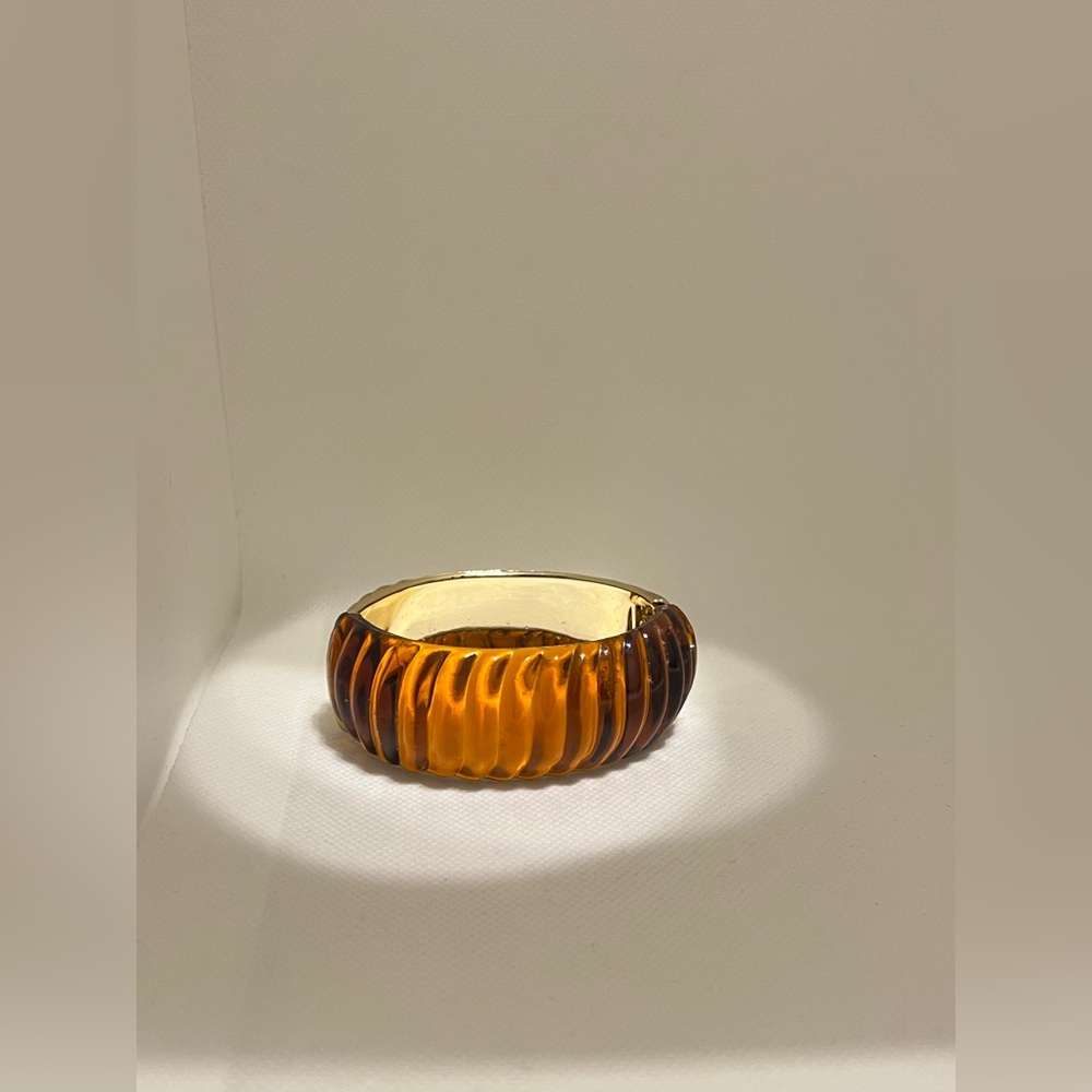 Faux Tortoiseshell bangle bracelet jewelry